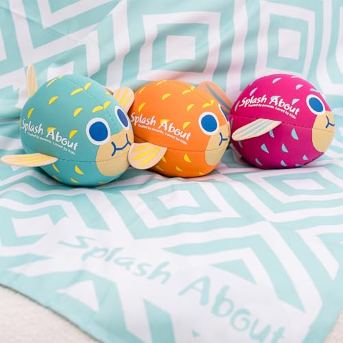 Splash About Kugelfisch Neopren-Aqua-Ball-Poolspielzeug - Blau