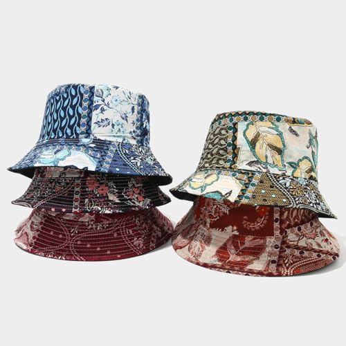 Image of Quanhaigou Bucket Hats Unisex Summer Travel Beach Fisherman Cap for Men Women Teens