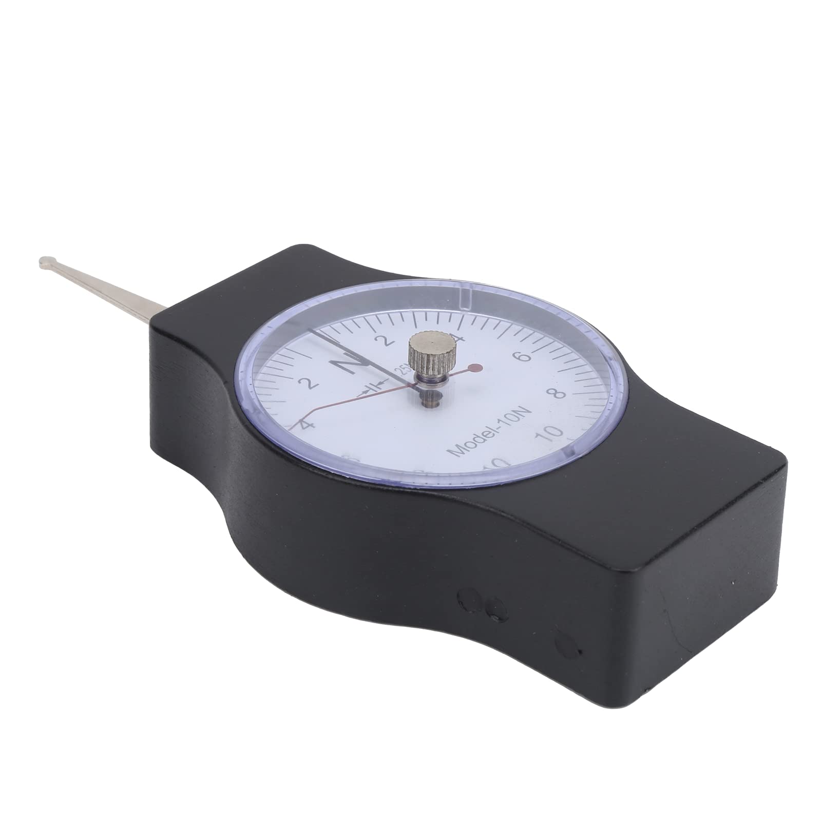SEN - 10-2 Medidor de tensión de dial, tensiómetro de doble puntero, medidor de tensión de bolsillo de 10 N con escala clara para la prueba de presión de resortes de