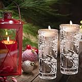 12 Pcs 55 Inch Extra Long Artificial Pearl String for Floating Candles Centerpiece, Floating Pearls...