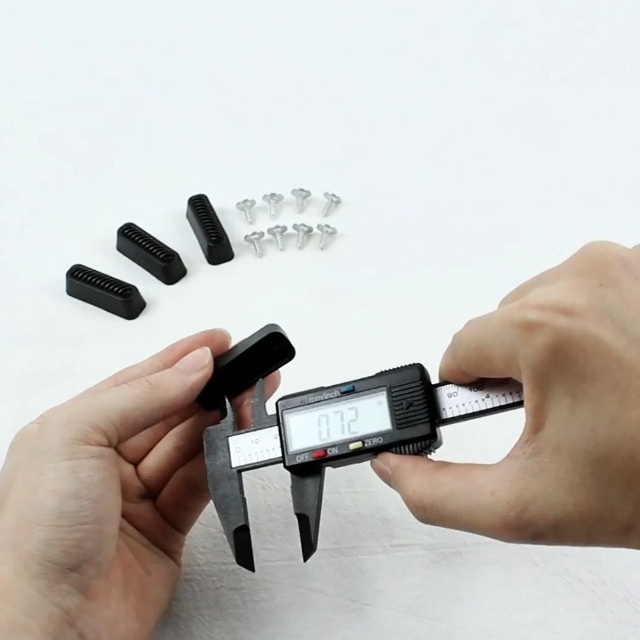 Amazon.com | BQLZR 4.7x1.6cm Luggage Feet Pad Trunk Plastic Bottom