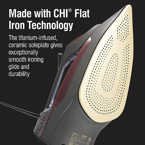 Chi 13109 Steam Iron For Clothes With 8’ Retractable Cord thumb #1