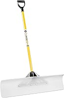 The Snowplow Original Snow Pusher 36 Inch - Heavy-Duty UHMW Blade Snow Removal Tool for Driveways & Commercial Use