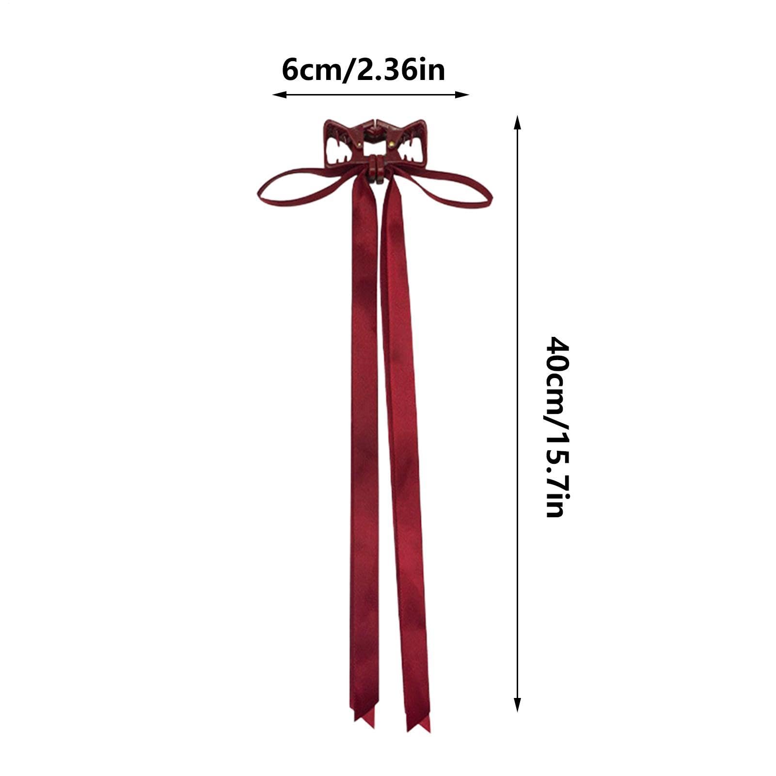 Clip per Capelli Magnetico a Barretta Styling con Nastro a Farfalla