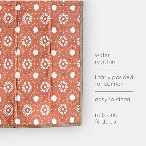 Image of Little Unicorn 5'x7' Outdoor Family Picnic & Beach Blanket | Durable & Water-Resistant Fabric | Compact Fold & Easily Wipes Clean | Zipper Pocket (Sun Baked)