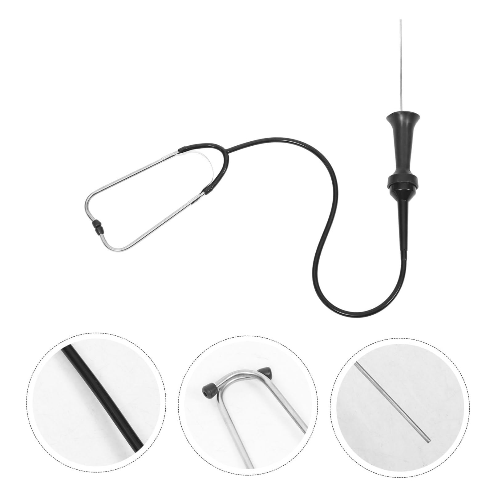 ULTECHNOVO 2piezas Estetoscopio Mecánico para Motores De Automóvil Herramienta De Detección De Ruido De Alta Precisión para Mecánicos y Aficionados Al