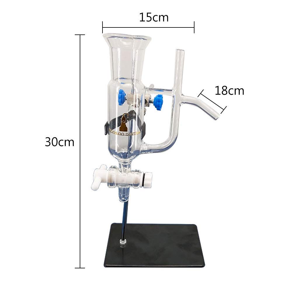 Receptor de aparatos del Separador de Aceite/rocío, Kit de destilación de Aceite Esencial, Separador de Aceite Esencial de hidrosol de Vidrio