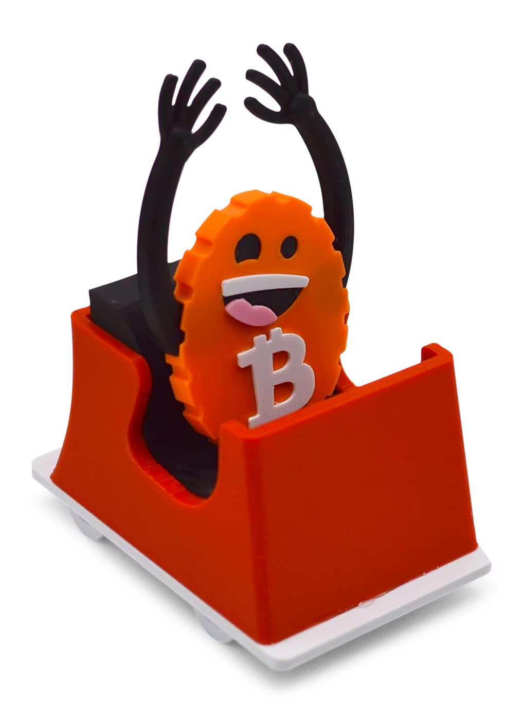 Amazon.com: Bitcoin Rollercoaster Meme Man Desk Toy - 3D Printed Crypto Meme  Statue (Doge) : Toys & Games