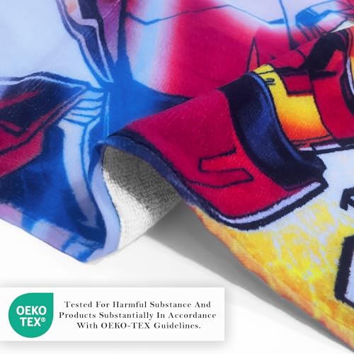 Image of Sassoon Marvel Ironman Cotton Kids Bath Towel in 400 GSM- 60 cm x 120 cm