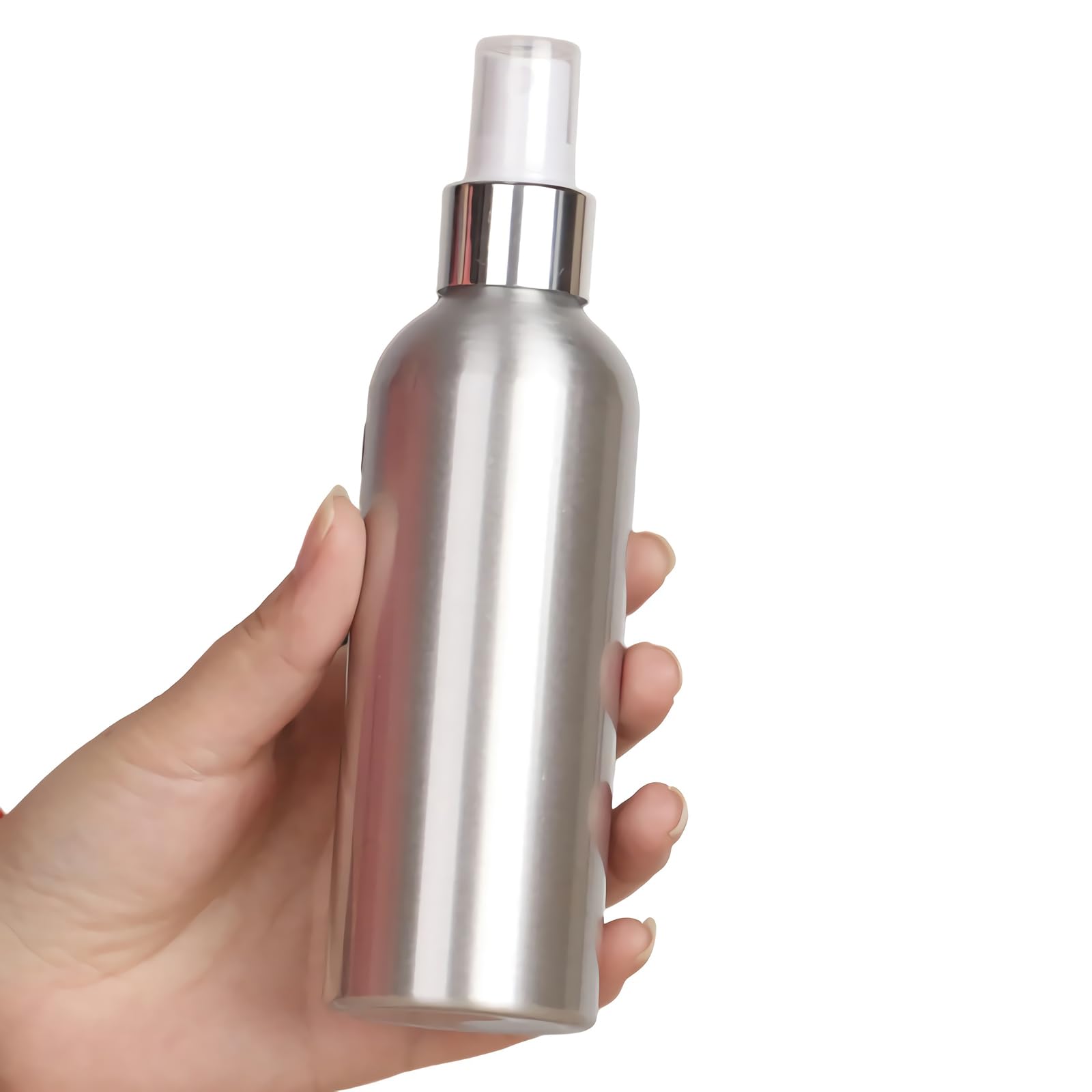 24 Pezzi 50ml Alluminio con Pompa Argento Fine Nebbia Flacone Spray per Nebbia Riutilizzabile Portatile, Bottiglia di Profumo, Cosmetica, Viaggio