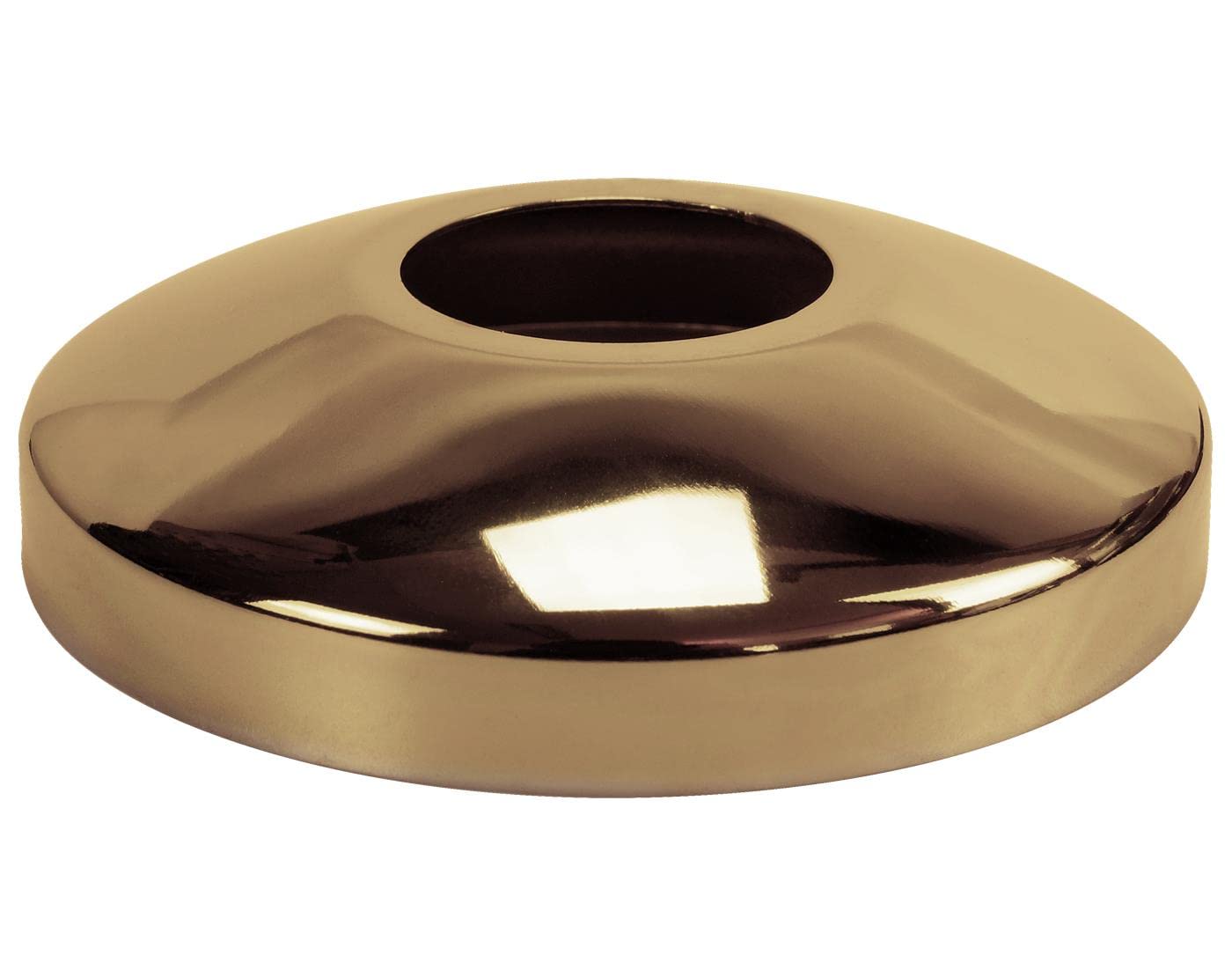 Tycner Gold 32Mm Finished Steel Hole Collar Rose Sink Basin Drain Waste Trap Cover