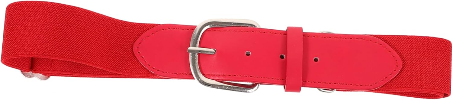 2pcs Youth Baseball Softball Belt Adjustable Elastic Waist Belt Stylish Buckle Comfortable Fit for Boys Flexible Design for Active Play