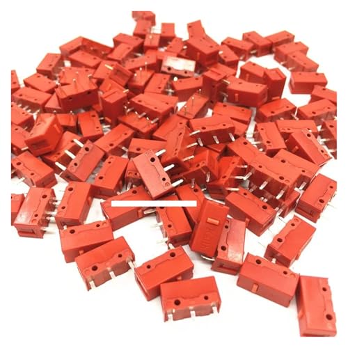 DQFOCPHHAA 5-50Pcs Red Dot Switch Game Motion Gold Life 60 Million Times LIUZIIHAYIN(10Pcs)