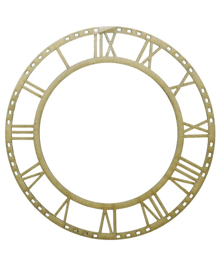 Acrylic Golden Acrylic Roman Numbers for Clock for Resin Digits for Clock Making in Resin Art, MDF Craft, Decoupage Craft, DIY Craft (6 inch)-image-32