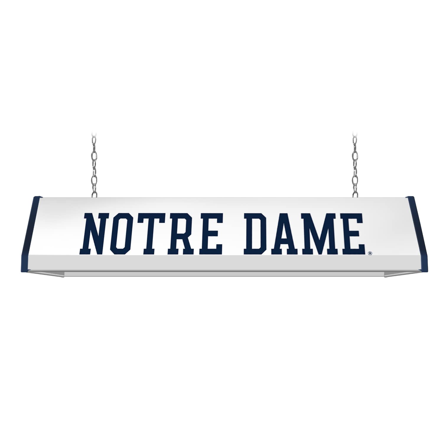 The Fan-Brand for Notre Dame Fighting Irish Pool Table Light, White/ND Cap - Team Bar Sign Décor: Home, Dorm, Garage, Office, Fan Cave