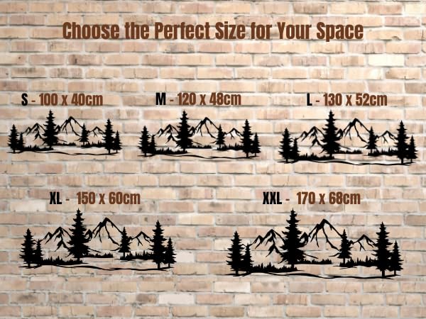 Vailla Tableau Decoration Murale Montagne 3D Deco Murale Salon Salle de Bain Chambre Cadre Décoration Chambre Triptyque Mural Bois