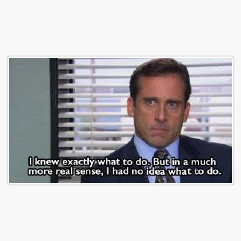 JB Print The Office Michael Scott Quote Vinyl Decal Sticker Car Waterproof Car Decal Bumper Sticker 5"
