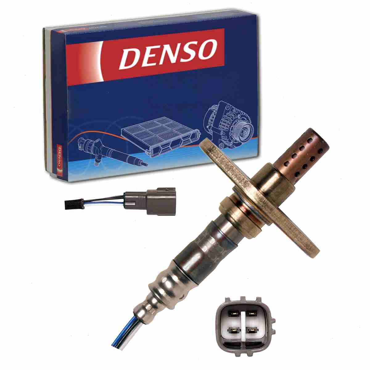 Sensor de oxígeno (O2) ascendente DENSO para Toyota 4Runner 1996-2000 | Transmisión automática; 2.7L 3.4L L4 V6, repara el sensor O2/lambda detrás de una luz de verificación del motor, ralentí brusco y MPG deficiente; cle