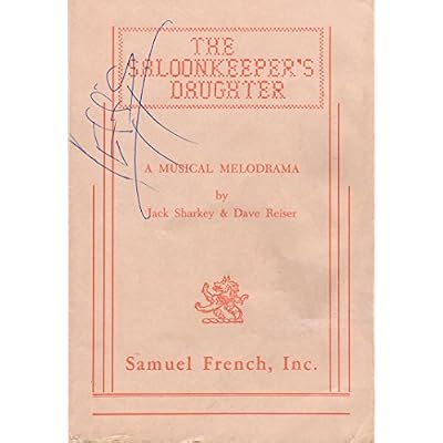 The saloonkeeper's daughter