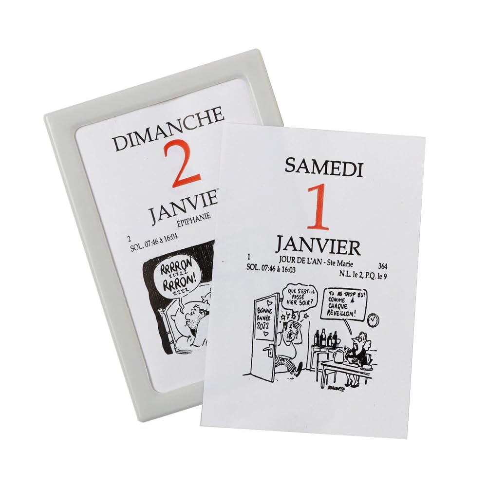 Plaque EXACOMPTA illustré pour bloc éphéméride classique - 260x180mm (VISUELS ALEATOIRES