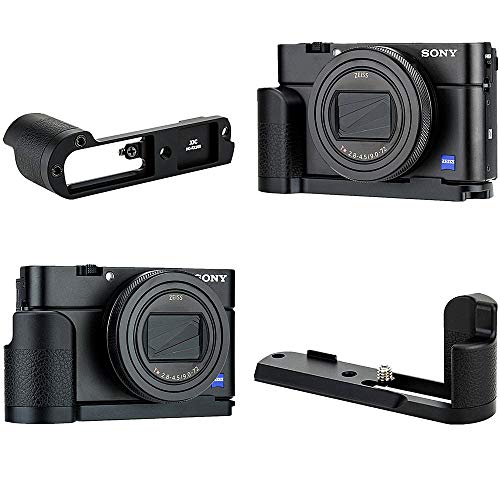 Jjc Metal Hand Grip For Sony Rx100 & Mark Vi Va V Iv Iii Ii (Rx100 M6 M5A M5 M4 M3 M2) Anti-Slip Holder, W/Battery Memory Card Compartment Opening & Speaker Hole, Replace Sony Agr2 Attachment Grip #TOP1