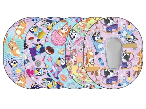 Glucomart Dexcom G6 Adhesive Patches Waterproof Dexcom G6 Tape Dexcom Adhesive Patch 5-Pack Dexcom Tape CGM Tape Dexcom Overpatch Dexcom Overlay Patch