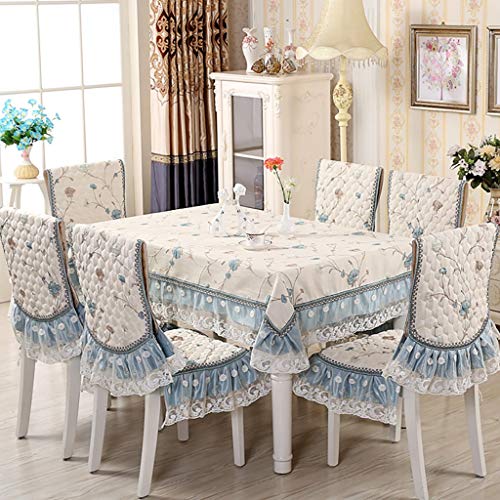 Nappe en dentelle vintage d'exception et parure de chaise