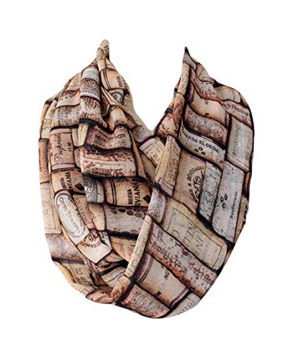 Etwoa Wine Bottle Corks Infinity Circle Loop Scarf2