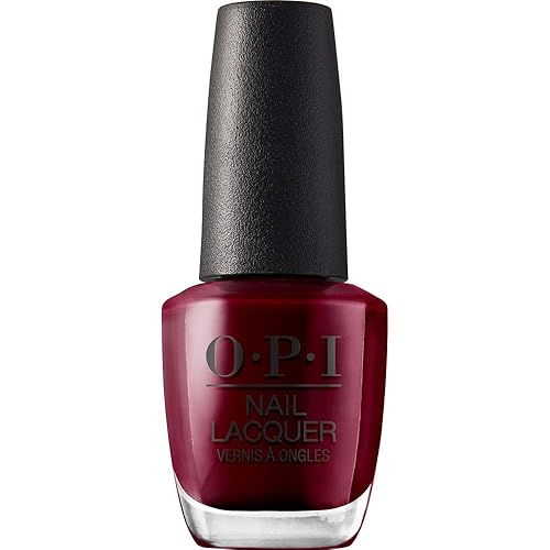 OPI - Esmalte de uñas Malaga Wine, color rojo, 0.5 onzas líquidas