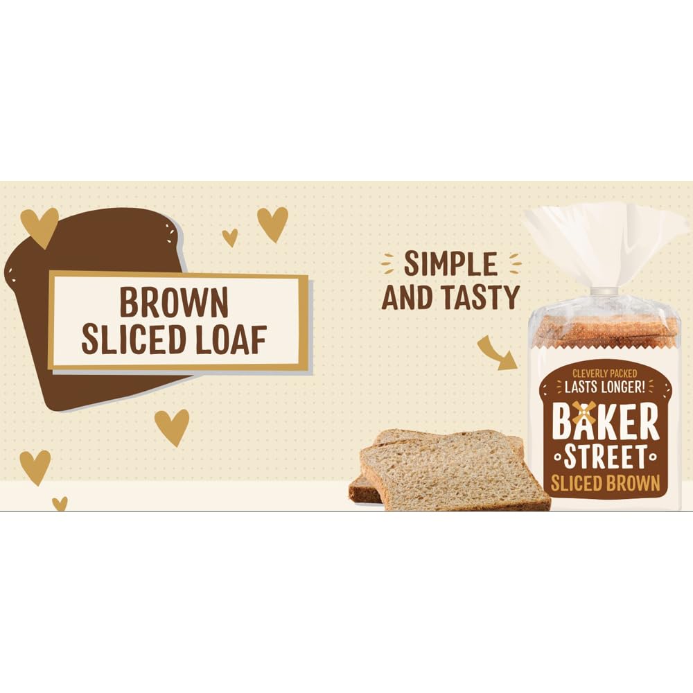 Baker Street Brown Bread Pack Of 4 600g Each Cleverly