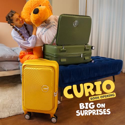 Image of American Tourister - Curio - Hardside Suitcase, New Model Cool Gray, ワンサイズ, Suitcase Carrying Case