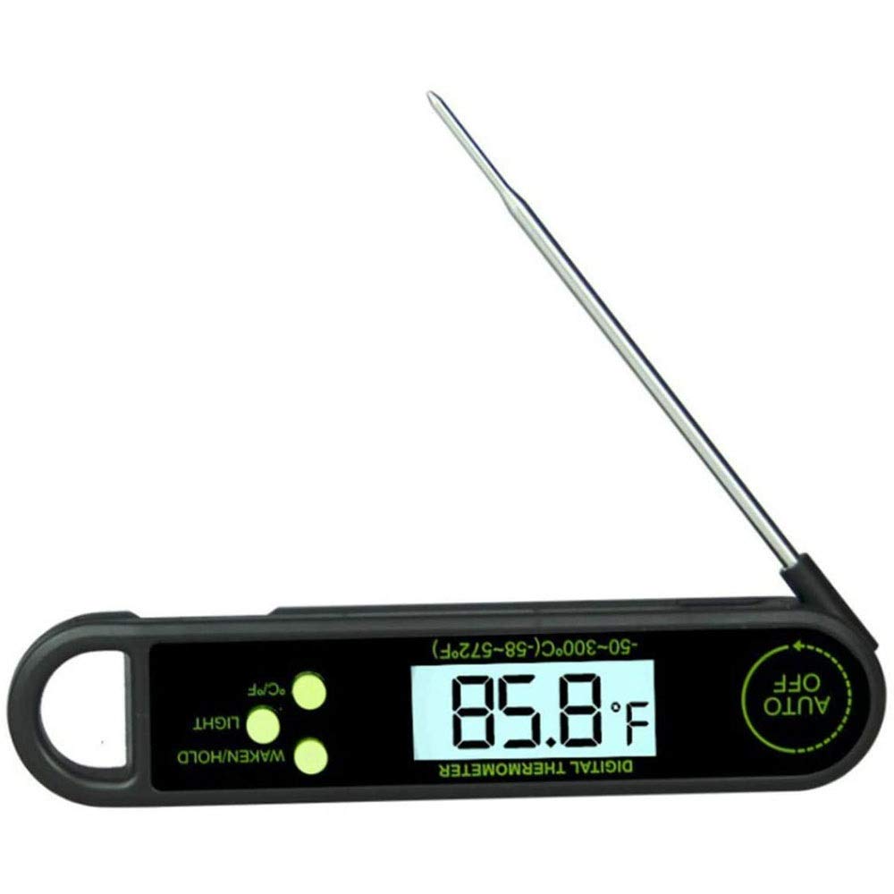 Termómetro digital para carne de barbacoa, termómetro de carne de lectura instantánea, termómetro de lectura instantánea para cocina, cocina, comida, barbacoa, ahumador, ultra rápido e impermeable