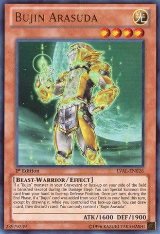 YU-GI-OH! - Bujin Arasuda (LVAL-EN026) - Legacy of The Valiant - 1 Edición - Ultra Raro