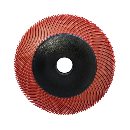 Image of Radial Bristle Brush, 6 in x 1 /2 in x 1 in, 220#, 1SET,Ten Single piece with Adapter