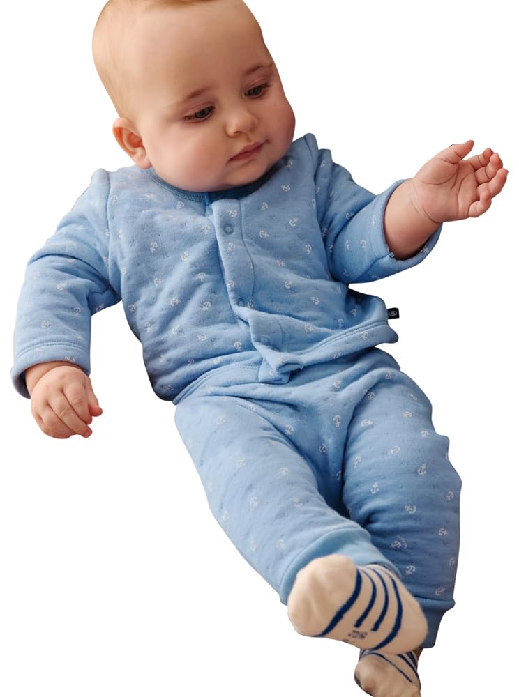 FCRB BABY SET LIGHT BLUE ベビー ロンパース 即日 ロンパース 長袖 女の子 男の子 ベビー 新生児 カバーオール