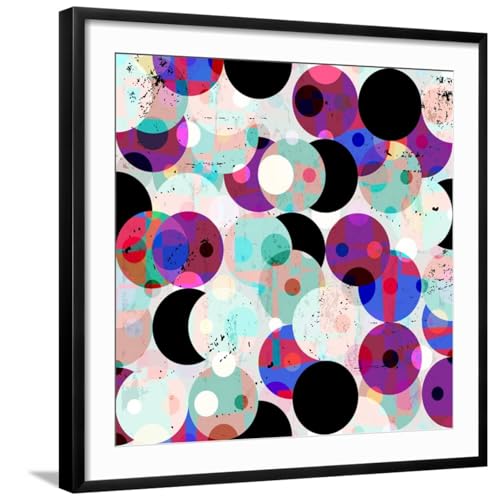 ART.COM Wall Art Print Seamless Pattern Background, Retro/Vintage Style, with