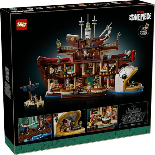 Image of LEGO ONE PIECE The Baratie Floating Restaurant, Anime Gift Model Kit 75640 Building Blocks for 18+ Gift