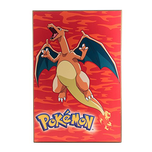 Silver Buffalo PK2871 Pokémon and Charizard 3-D Wood Wall