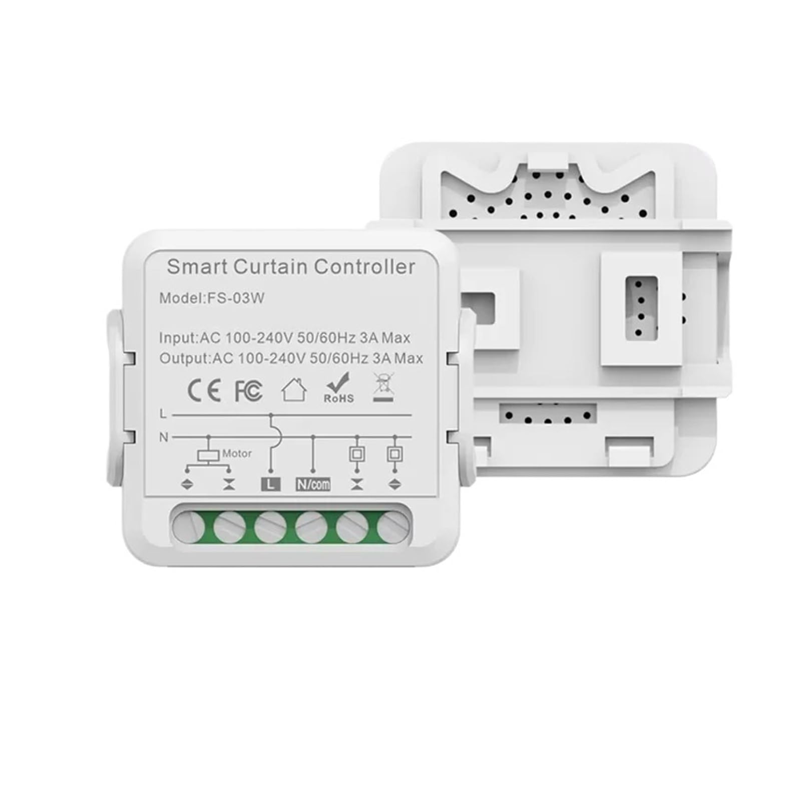 Módulo interruptor de cortina 3A for motores eléctricos de persianas enrollables(Wi)