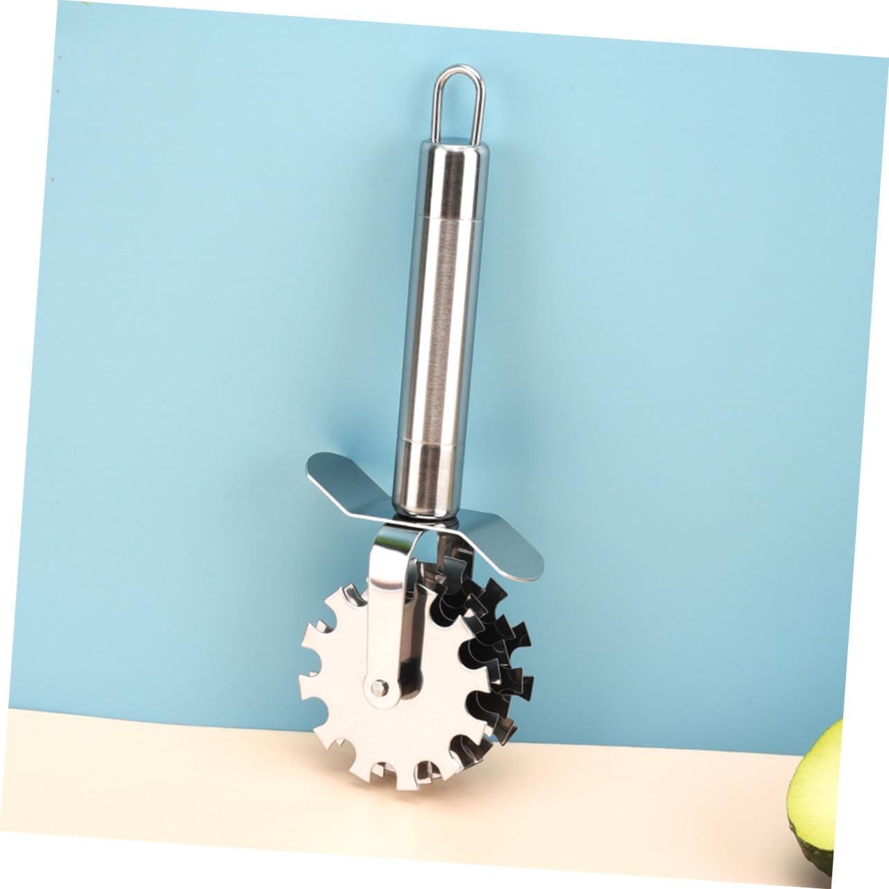 2pcs Stainless Steel Meat Tenderizer Roller with Ergonomic Handle for Steak Pork Chicken Lamb Needle Blade Tool to Soften Meat Fibers Kitchen Cooking Gadget