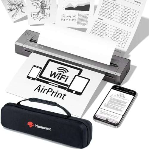Image of Phomemo G100 Pro AirPrint Portable Printers Wireless for Travel with Case