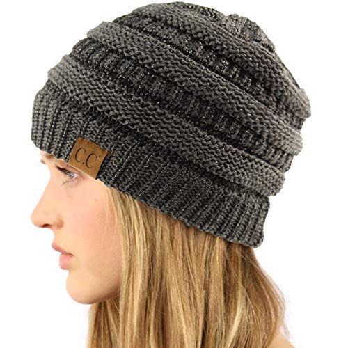 Image of Hatsandscarf CC Exclusives Solid Color Beanie Tail Hat for Adult (MB-20A)