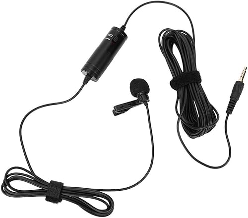 VBESTLIFE Universal Clip Mikrofon 3 5mm Audio Interface  Lavalier Mikrofon fA r Telefonkamera 