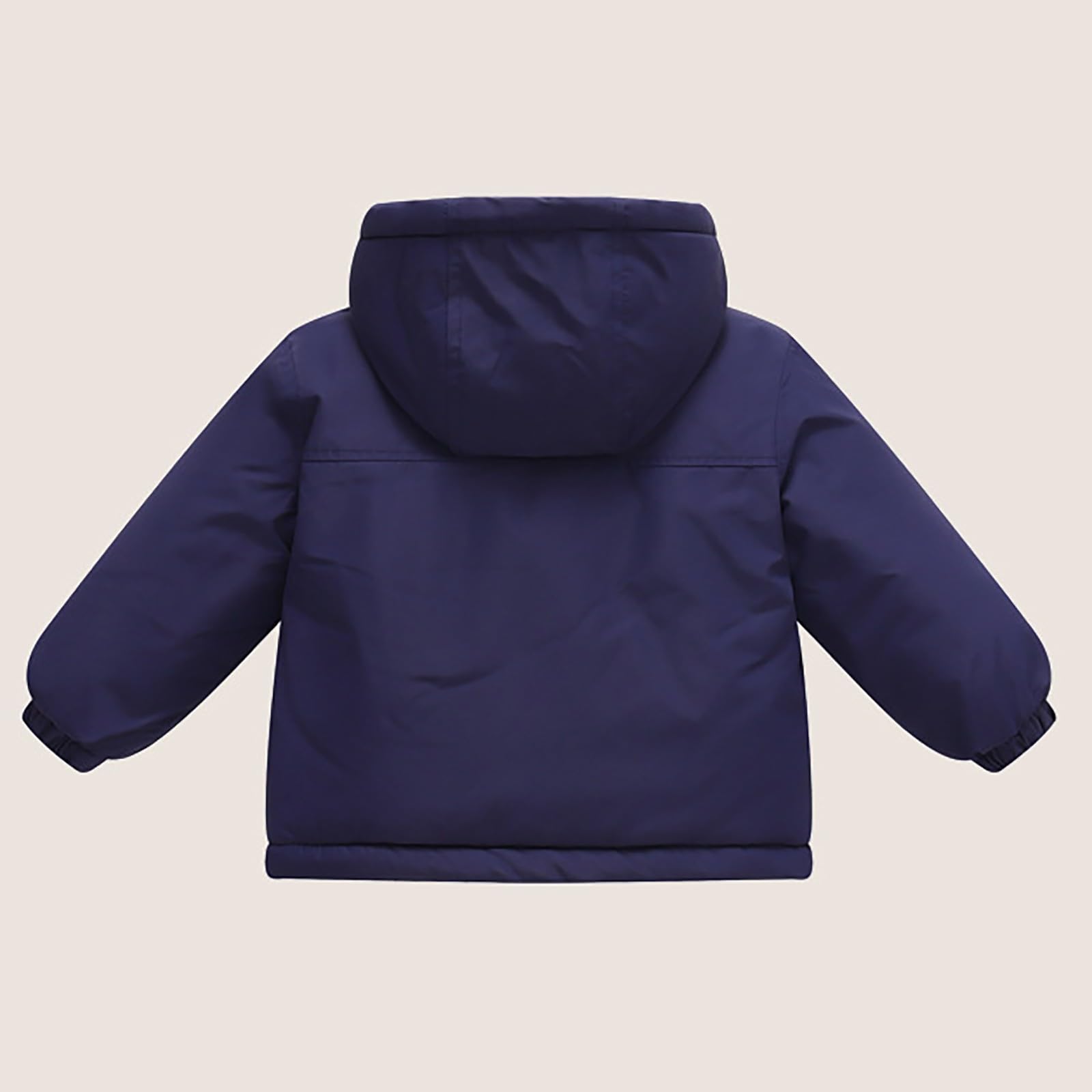Chaqueta de invierno para niños, con forro polar, cálido, acolchado, casual, acolchado, grueso, cómodo, para exteriores
