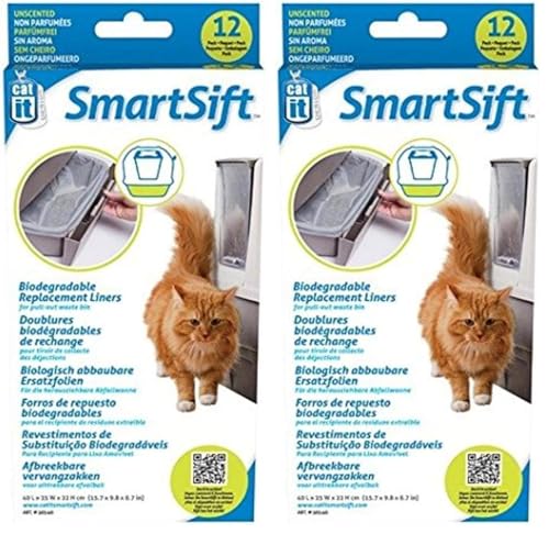 Catit Bolsa de Recambio Inferior para Smartsift, 12 Unidades (Paquete de 2)