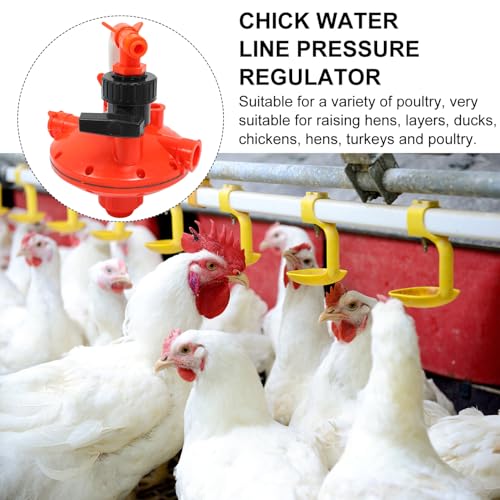 Cage à poulets sans fuite grâce au régulateur de pression pour ligne eau de poulet - 8