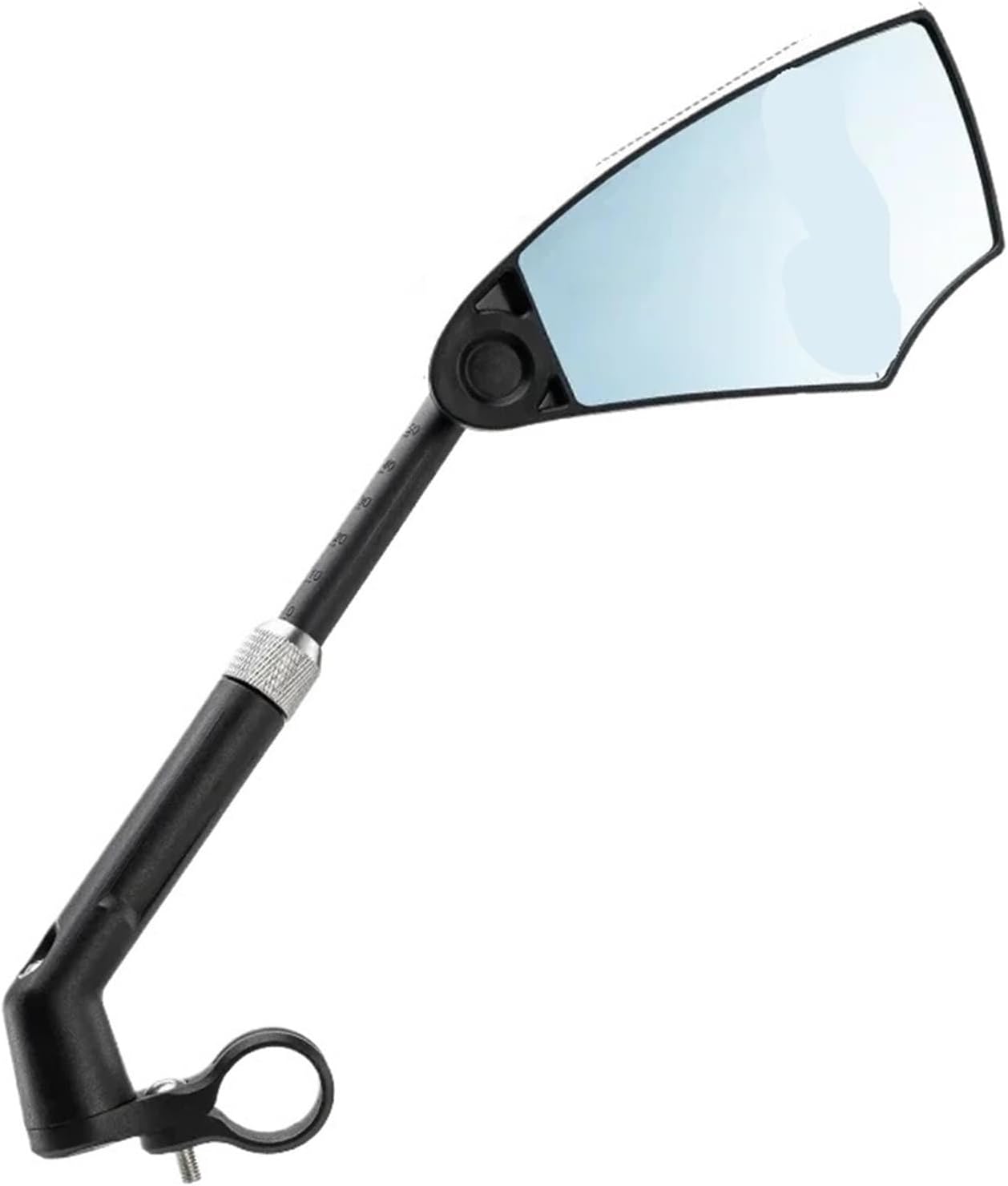 Bicycle Rearview Mirror Universal Wide-Range 360° Adjustable for Mountain Road Bike Motorcycle Scooter Safety for Bicycle Handlebar(Black 1pcs Right)