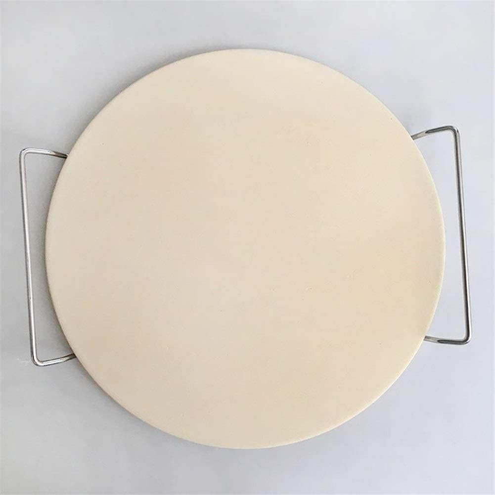 BGDRR 10 e 13 Pollici in Ceramica refrattaria Pizza Pietra refrattaria  Cottura del Pane Vassoio da Forno di casa USA Barbecue all'aperto Pizza  Strumento (Color : 10 inch Stone Only) : Amazon.it: