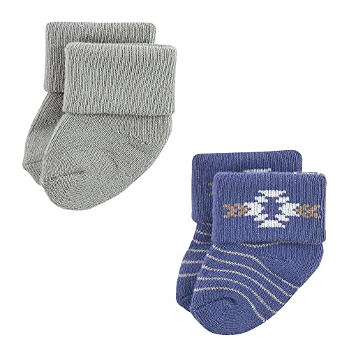 Image of Hudson Baby Baby 8-pack Cotton Rich Newborn and Terry Socks