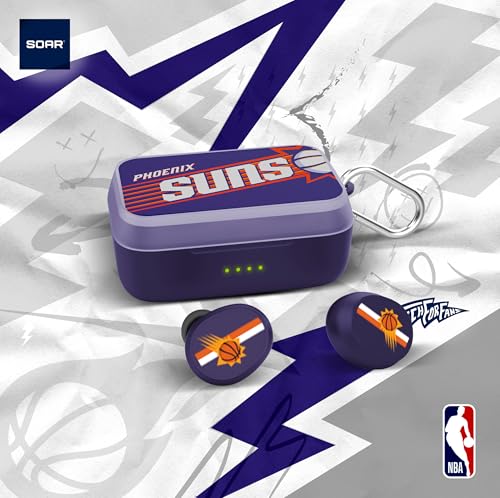 Image of SOAR NBA Wireless Sport Earbuds: Comfortable Fit & Convenient Charging